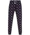 SF086 SF Clothing Unisex Cuffed Lounge Pants Navy / White Stars colour image